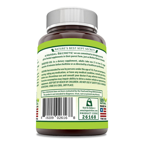 Image of Herbal Secrets Valerian Complex | 1200 Mg | 90 Veggie Capsules