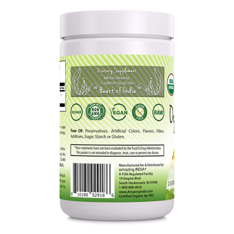 Image of Amazing India Turmeric | USDA Organic | 16 Oz Powder | 2 Grams Per Serving