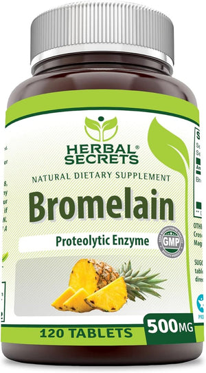 Herbal Secrets Bromelain | 500 Mg | 120 Tablets