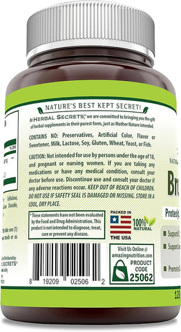 Image of Herbal Secrets Bromelain | 500 Mg | 120 Tablets