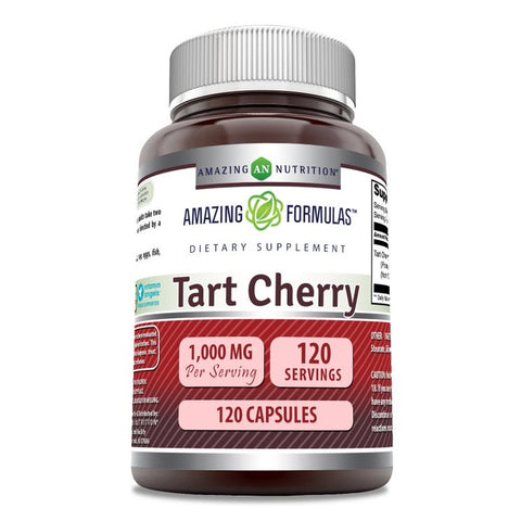 Image of Amazing Formulas Tart Cherry Extract | 1000 Mg | 120 Capsules