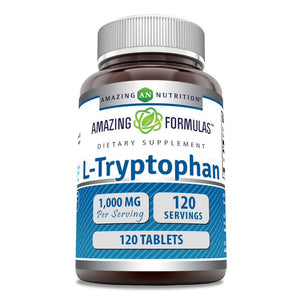 Amazing Formulas L-Tryptophan | 1000 Mg | 120 Tablets