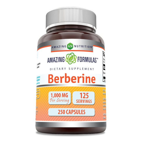 Image of Amazing Formulas Berberine | 1000 Mg Per Serving | 250 Capsules
