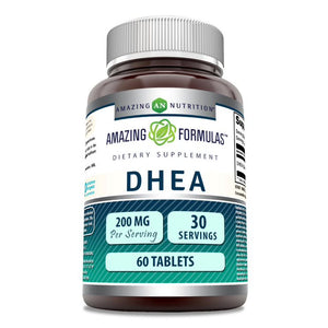 Amazing Formulas DHEA | 200 Mg | 60 Tablets