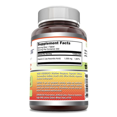 Image of Amazing Formulas Vitamin C | 1000 Mg | 250 Tablets