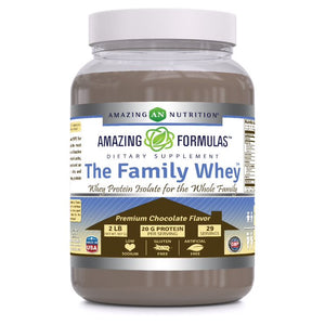 Amazing Formulas The Family Whey | 20 Grams Protein | Chocolate Flavor | 29 Servings