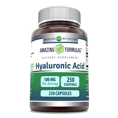 Image of Amazing Formulas Hyaluronic Acid | 100 Mg | 250 Capsules