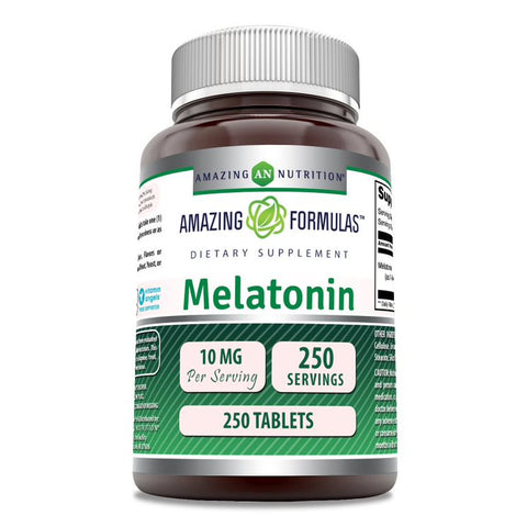 Image of Amazing Formulas Melatonin | 10 Mg | 250 Tablets