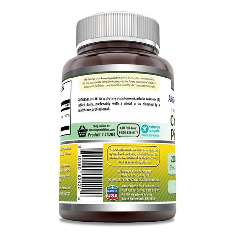 Image of Amazing Formulas Chromium Picolinate | 200 Mcg | 120 Tablets