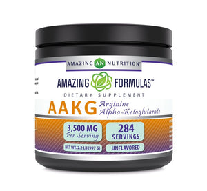 Amazing Formula Arginine Alpha-Ketoglutarate (AAKG) |  3500 Mg Per Serving |  2.2 Lbs