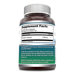 Amazing Formulas NAC | 1200 Mg Per Serving | 250 Capsules