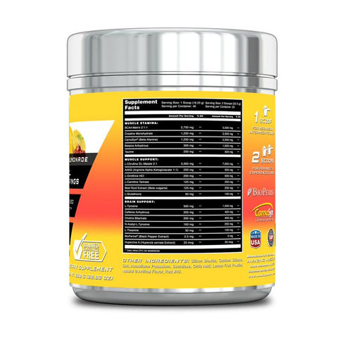 Image of Amazing Muscle Pre Boost Extreme Pre-Workout with Caffeine | 20 Full Servings | Cherry Lemonade Flavor | 22.32 Oz | 16.25 Grams per Serving