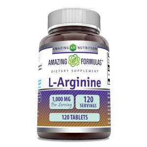 Amazing Nutrition L-Arginine | 1000 Mg | 120 Tablets