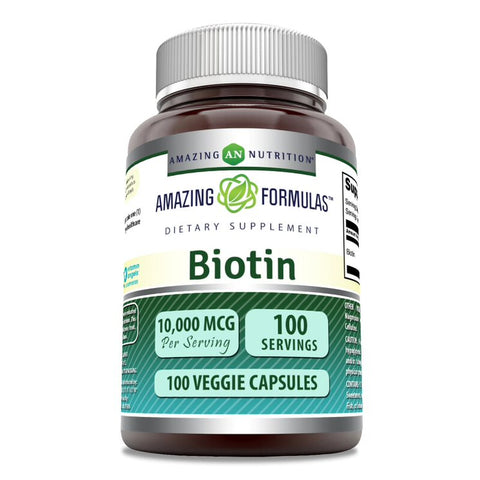 Image of Amazing Formulas Biotin | 10000 Mcg | 100 Capsules