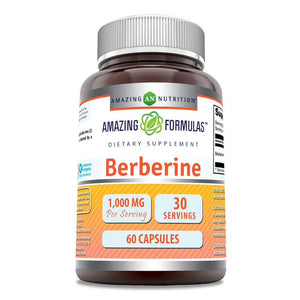 Amazing Formulas Berberine | 1000 Mg Per Serving | 60 Capsules