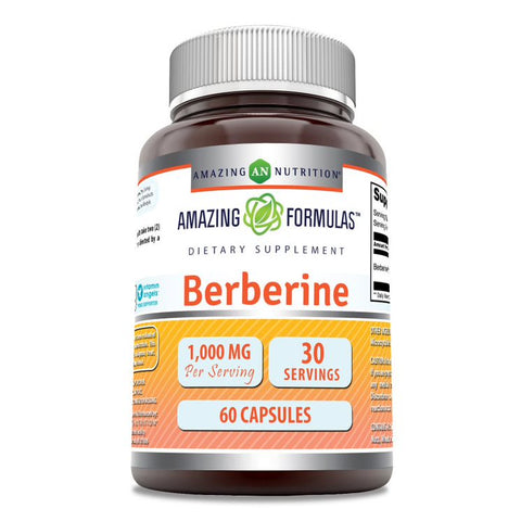 Image of Amazing Formulas Berberine | 1000 Mg Per Serving | 60 Capsules