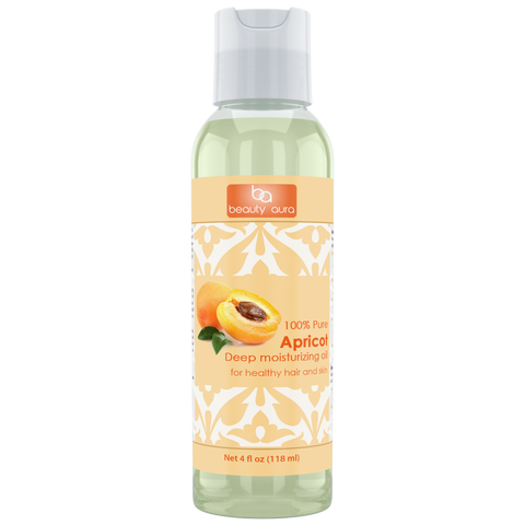 Image of Beauty Aura Apricot Oil | 4 Fl Oz | 118 Ml