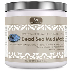 Beauty Aura Dead Sea Mud Mask 250 Grams 8.8 Fl Oz