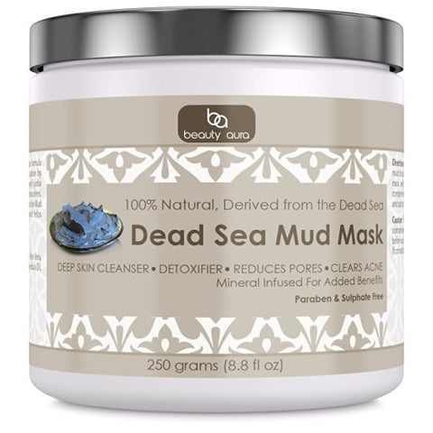 Image of Beauty Aura Dead Sea Mud Mask 250 Grams 8.8 Fl Oz