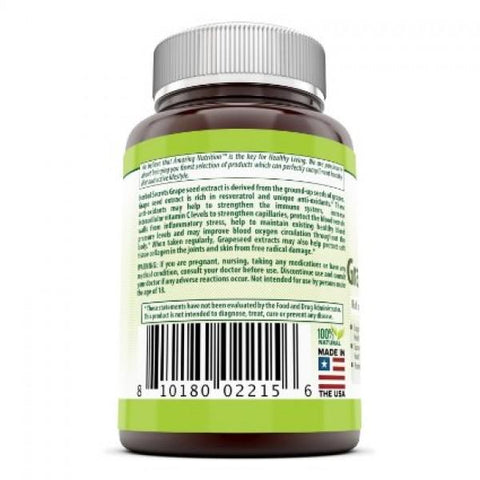 Image of Herbal Secrets Grapeseed Extract | 100 Mg | 120 Capsules