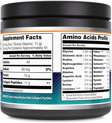 Image of Amazing Formulas Hydrolyzed Collagen Peptides | Unflavored | 16 Oz