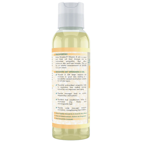 Image of Body Wonders Vitamin E Oil | 4 Fl Oz | 118 Ml