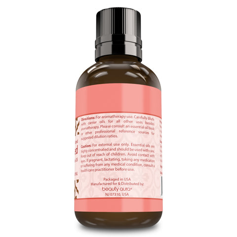 Image of Beauty Aura Rosehip Seed Essential Oil | 2 Fl Oz | 60 Ml
