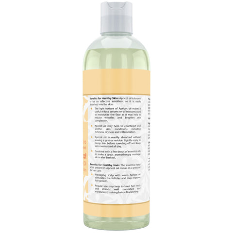 Image of Beauty Aura Apricot Oil | 16 Fl Oz | 473 Ml