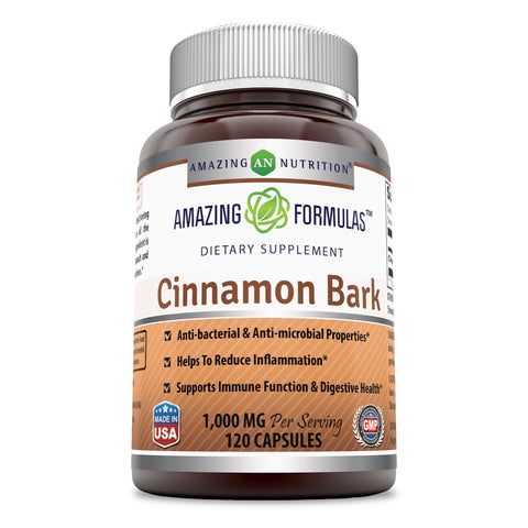 Image of Amazing Formulas Cinnamon Bark |1000 Mg | 120 Capsules
