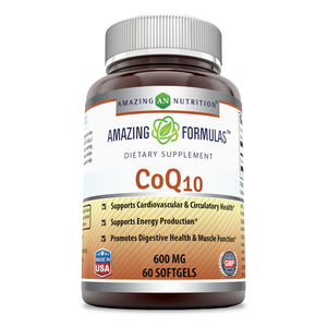 Amazing Formulas Coq10 | 600 Mg | 60 Softgels