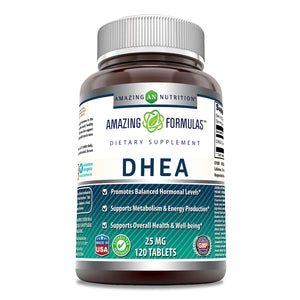 Amazing Formulas DHEA | 25 Mg | 120 Tablets