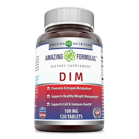 Image of Amazing Formulas DIM Plus | 100 Mg | 120 Tablets
