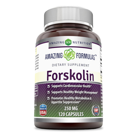 Image of Amazing Formulas Forskolin Extract | 250 Mg | 120 Capsules