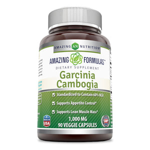 Amazing Formulas Garcinia Cambogia | 1000 Mg | 90 Veggie Capsules