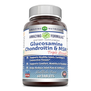 Amazing Formulas Glucosamine Chondroitin and MSM | 60 Tablets