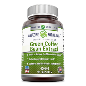 Amazing Formulas Green Coffee Bean Extract | 400 Mg | 90 Capsules