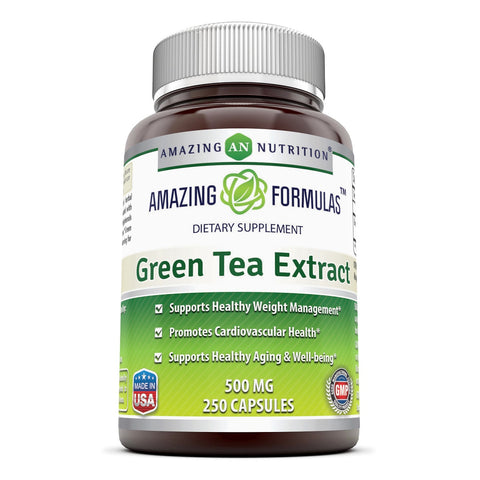 Image of Amazing Formulas Green Tea Extract | 500 Mg | 250 Capsules
