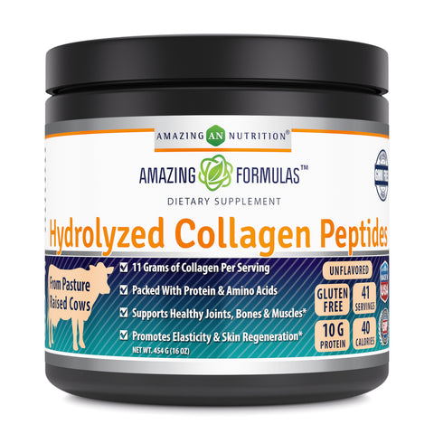 Image of Amazing Formulas Hydrolyzed Collagen Peptides | Unflavored | 16 Oz