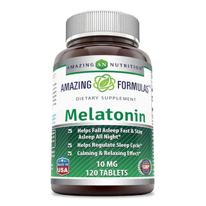 Amazing Formulas Melatonin | 10 Mg | 120 Tablets