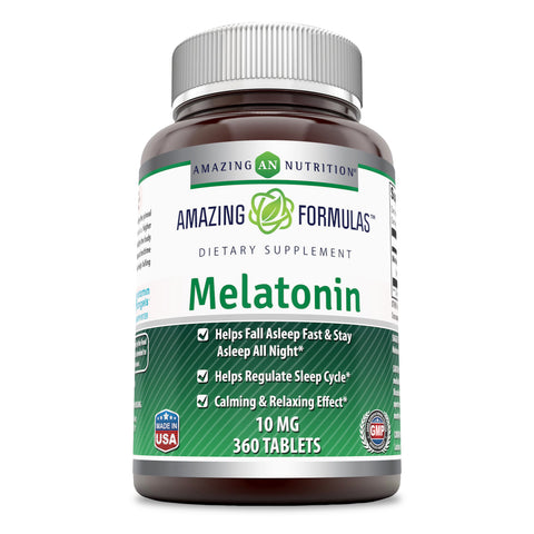 Image of Amazing Formulas Melatonin | 10 Mg | 360 Tablets