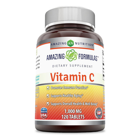 Image of Amazing Formulas Vitamin C | 1000 Mg | 120 Tablets