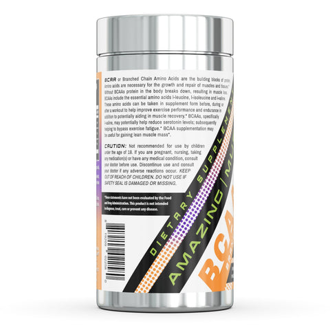 Image of Amazing Muscle BCAA 2:1:1 | 1000 Mg per Serving | 200 Capsules