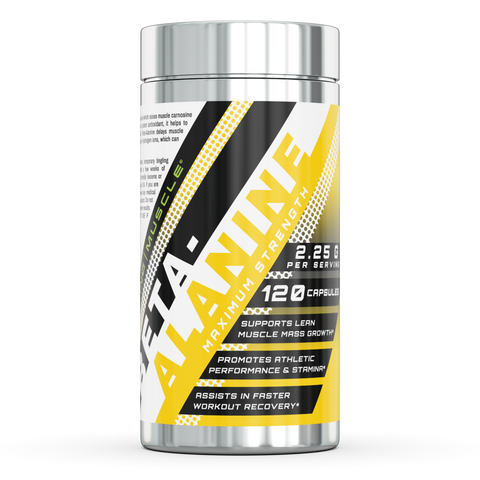 Image of Amazing Muscle Beta-Alanine | 2.25 Grams per Serving | 120 Capsules