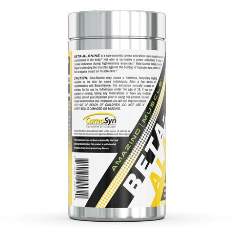 Image of Amazing Muscle Beta-Alanine | 2.25 Grams per Serving | 120 Capsules