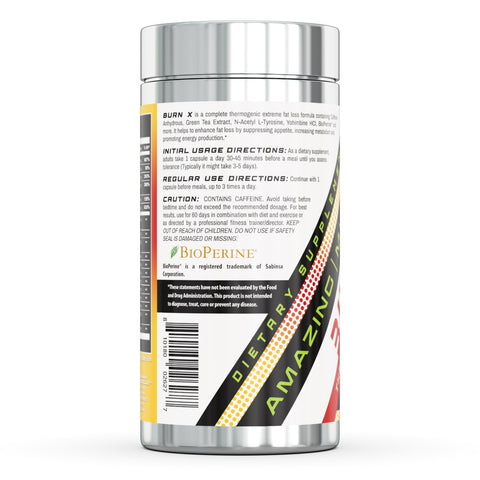 Image of Amazing Muscle Burn X | Thermogenic Fat Lost Formula | 90 Capsules
