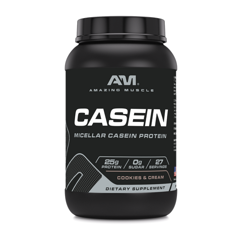 Image of Amazing Muscle Casein Protein Powder | 25 Grams Protein | 2 Lb Powder