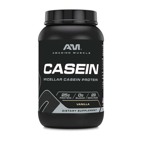 Image of Amazing Muscle Casein Protein Powder | 25 Grams Protein | 2 Lb Powder