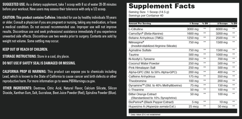 Image of Amazing Muscle PRE BOOST EXTREME