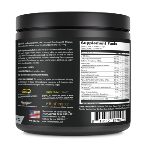 Image of Amazing Muscle PRE BOOST EXTREME