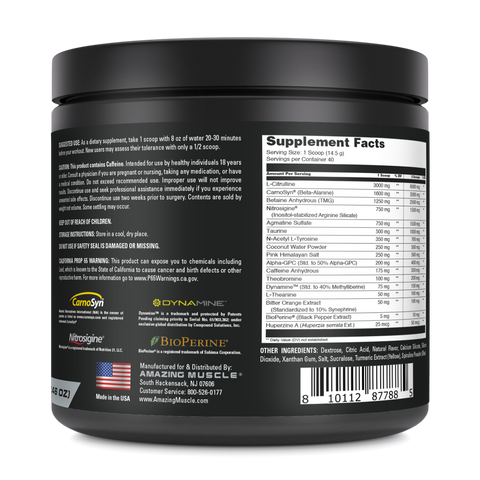 Image of Amazing Muscle PRE BOOST EXTREME